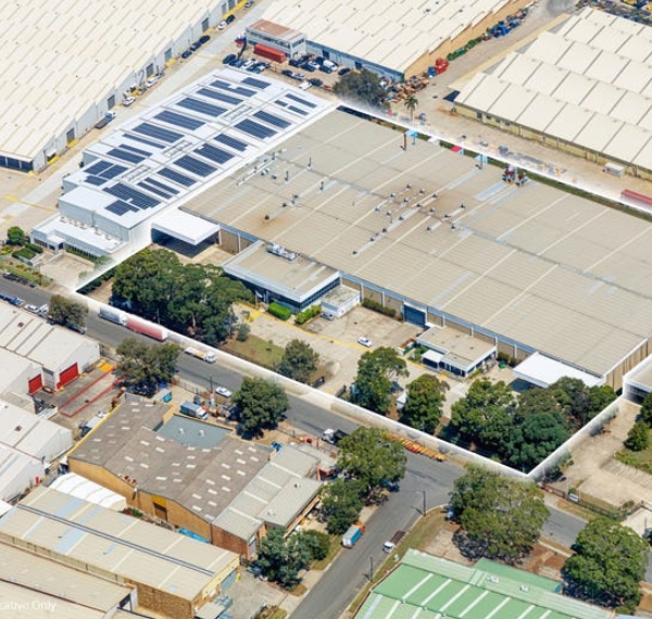 Commercial buildings in Milperra, NSW